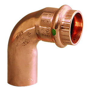 Viega ProPress 1-1/4" - 90&deg; Copper Elbow - Street/Press Connection - Smart Connect Technology