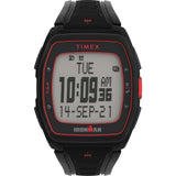 Timex IRONMAN&reg; T300 Silicone Strap Watch - Black/Red