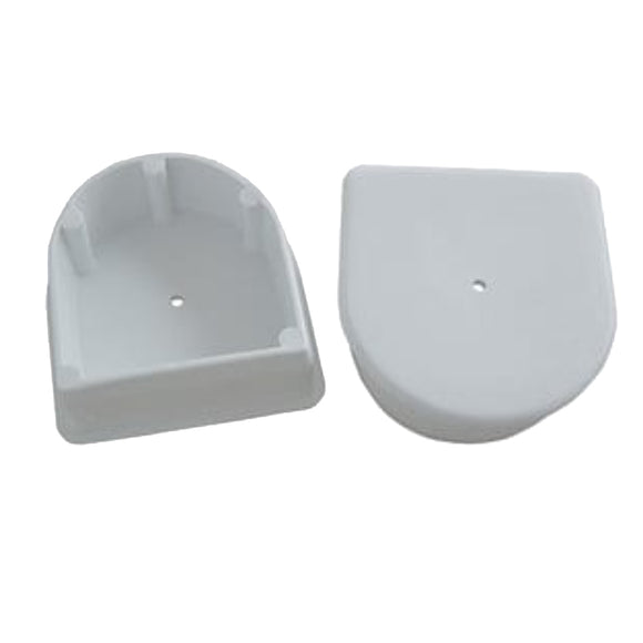 Dock Edge Large End Plug - White *2-Pack