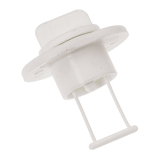 Barton Marine Drain Plug and Socket - White 15mm (19/32