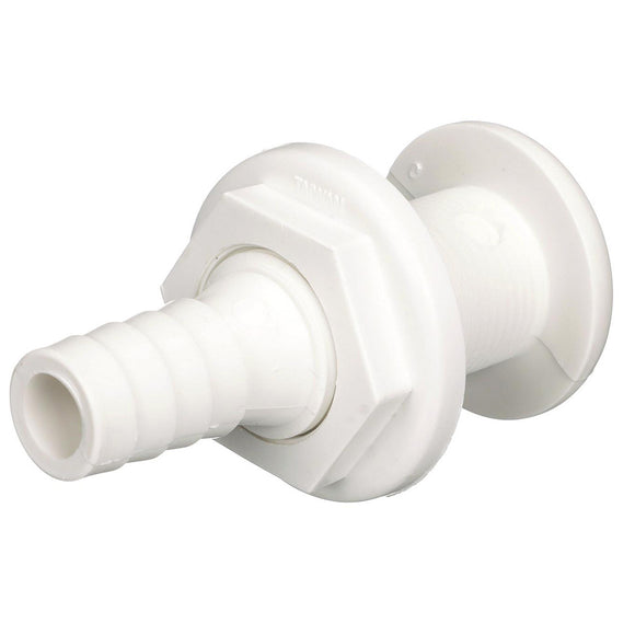 Attwood White Plastic Thru-Hull Fitting - 3/4