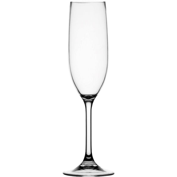 Marine Business Non-Slip Flute Glass Party - CLEAR TRITAN™ - Set of 6