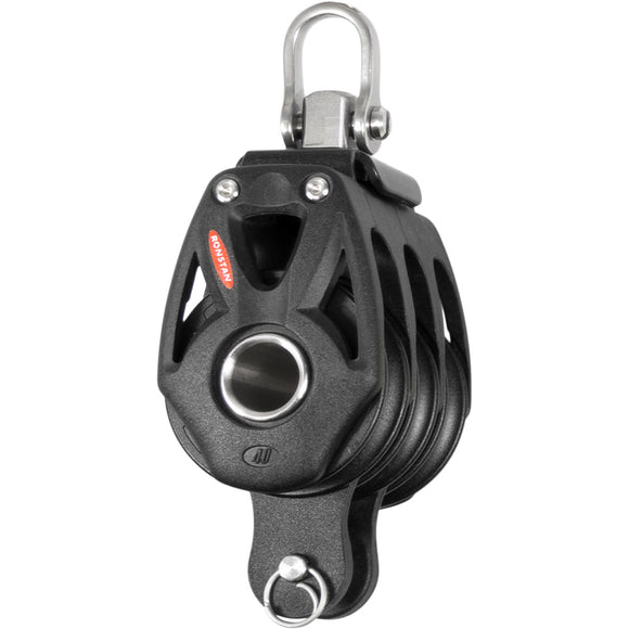 Ronstan Series 40 Orbit BB Triple Block w/Becket & Swivel Shackle