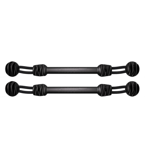 Snubber TWIST - Tar Black - Pair