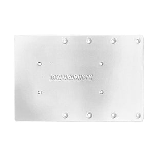 Sea Brackets 12" Straight Trolling Motor Plate f/Garmin Force&reg; Kraken