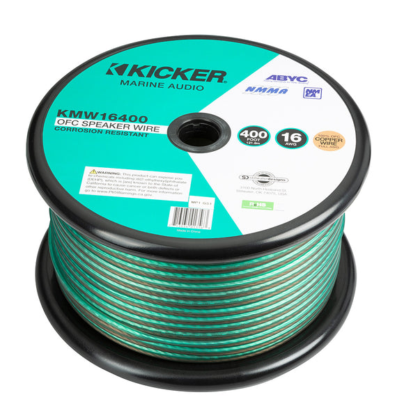 KICKER KMW16400 16AWG Speaker Wire - 400'