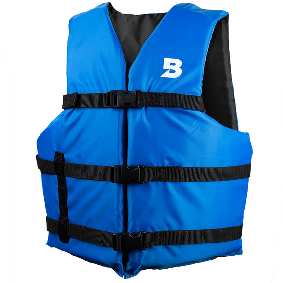 Bluestorm Type III General Boating Adult Universal Foam Life Jacket - Blue