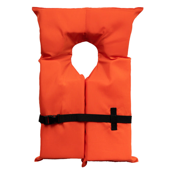 Bluestorm Type II Youth Foam Life Jacket - Orange