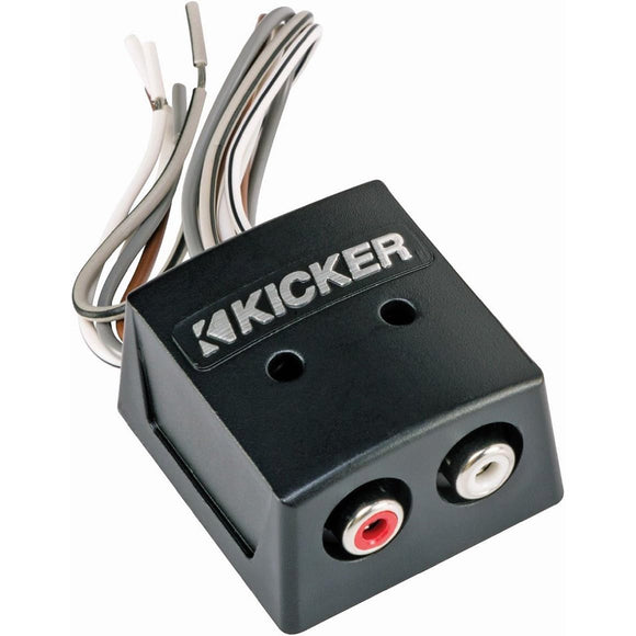 KICKER K-Series Interconnect - Speaker to RCA w/Line-Out Converter