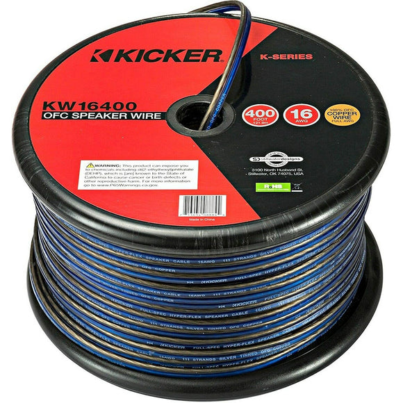 KICKER K-Series 400' 16AWG Speaker Wire