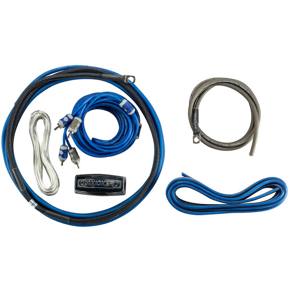 KICKER K-Series 8AWG Amp Kit w/2-Channel Interconnects