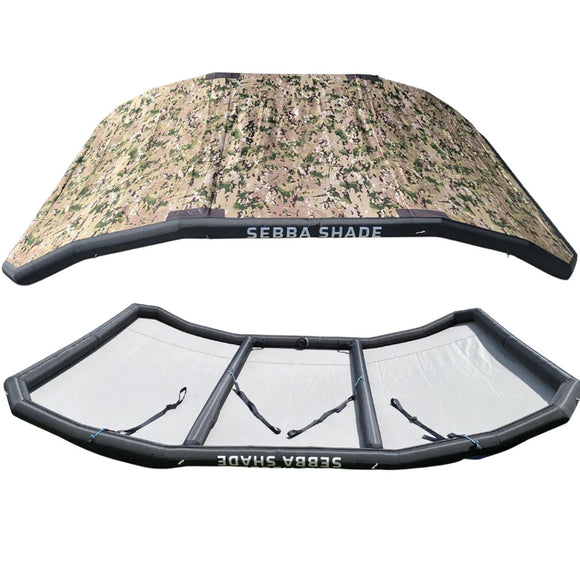 Sebba Shade 8 x 12 ft. Camo Sun Shade f/Boats 26'+