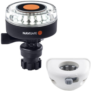 Navisafe Navilight 360&deg; 2NM White w/Navimount Base &amp; Vertical Mount - White