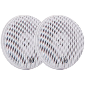 Poly-Planar MA-8506 6" 200 Watt Titanium Series Speakers - White