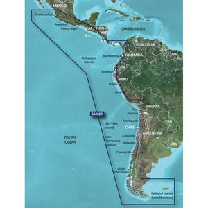 Garmin BlueChart&reg; g3 HD - HXSA002R - South America West Coast - microSD&trade;/SD&trade;