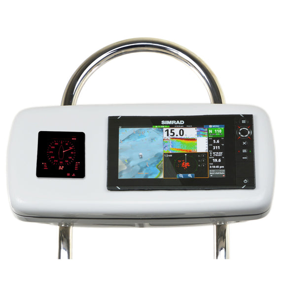 NavPod GP2040-13 SystemPod Pre-Cut f/Simrad NSS9 evo2 or B&G Zeus² 9 & 1 Instrument f/12