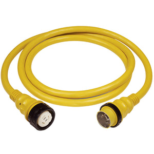 Marinco 50Amp 125/250V Shore Power Cable - 50' - Yellow