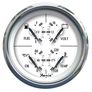 Faria Newport SS 4" Multifunction Gauge