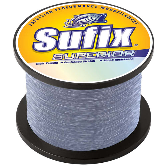 Sufix Superior Smoke Blue Monofilament - 20lb - 5875 yds