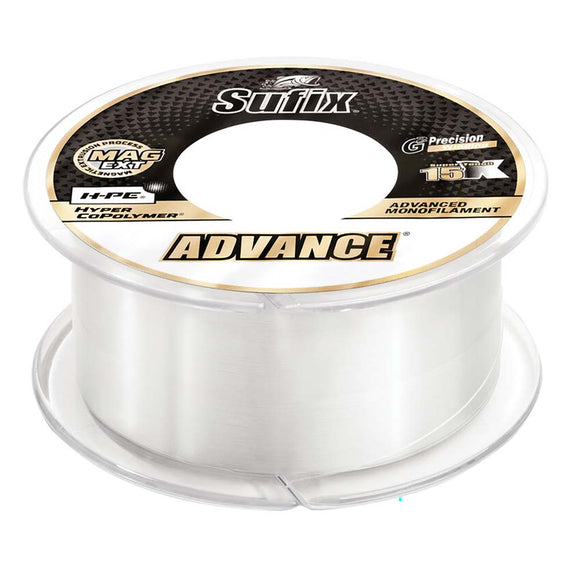 Sufix Advance® Monofilament - 14lb - Clear - 330 yds