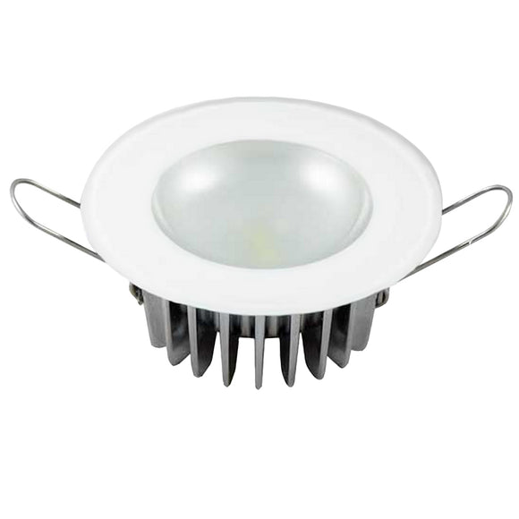 Lumitec Mirage - Flush Mount Down Light - Glass Finish/No Bezel - 2-Color White/Red Dimming