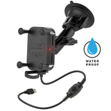 RAM Mount Tough-Charge&trade; Waterproof Wireless Charging Suction Cup Mount