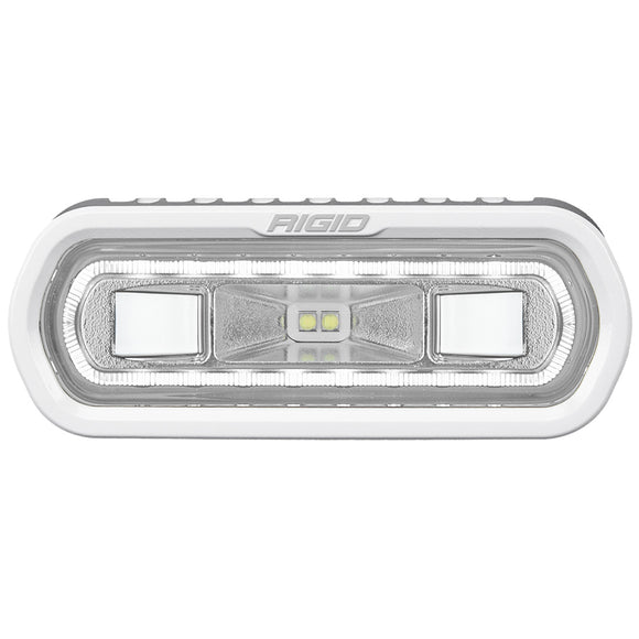 RIGID Industries SR-L Series Marine Spreader Light - White Surface Mount - White Light w/White Halo