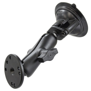 RAM Mount Twist Lock Suction Cup w/Round Base Adapter