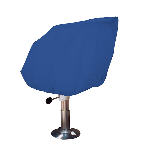 Taylor Made Helm/Bucket/Fixed Back Boat Seat Cover - Rip/Stop Polyester Navy