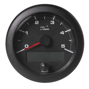 Veratron 3-3/8" (85MM) OceanLink&reg; NMEA 2000&reg; Tachometer - 5000 RPM - Black Dial &amp; Bezel