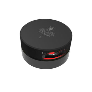 Lopolight Series 301-009 - Port Sidelight - 2NM - Horizontal Mount - Red - Black Housing
