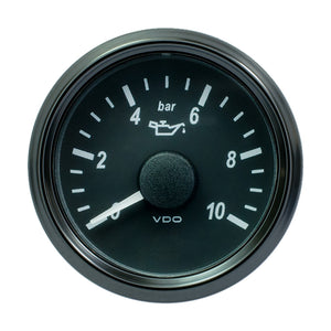 VDO SingleViu 52mm (2-1/16") Oil Pressure Gauge - 150 PSI - 0-4.5V