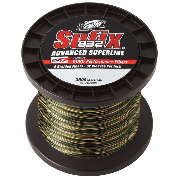 Sufix 832® Advanced Superline® Braid - 30lb - Camo - 3500 yds