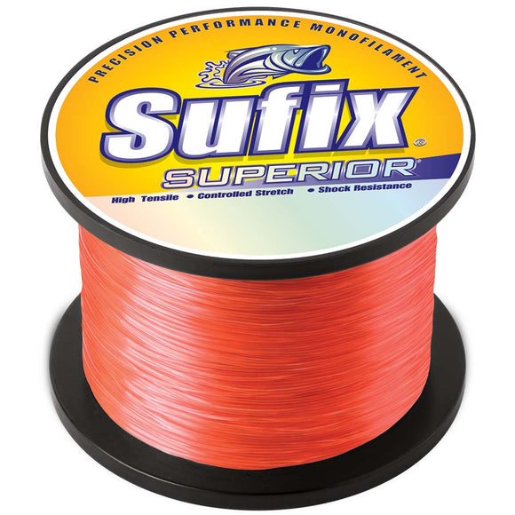 Sufix Superior Neon Fire Monofilament - 130lb - 1640 yds