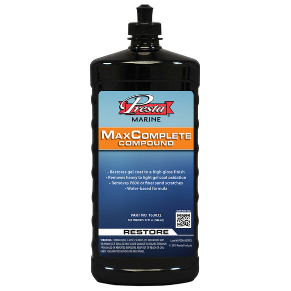 Presta MaxComplete Compound - 32oz