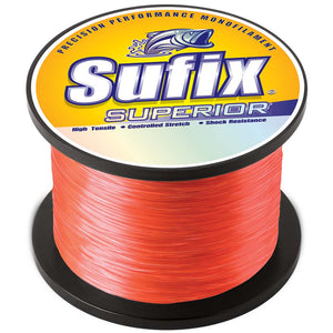 Sufix Superior Neon Fire Monofilament - 40lb - 370 yds