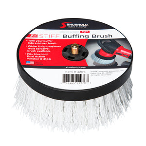 Shurhold 6-&#189;" Stiff Brush f/Dual Action Polisher