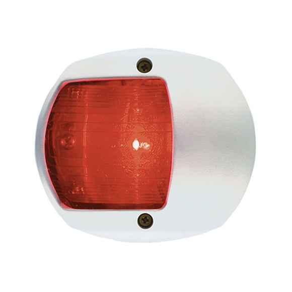 Perko LED Side Light - Red - 12V - White Plastic Housing