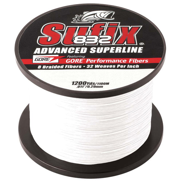 Sufix 832® Advanced Superline® Braid - 30lb - Ghost - 1200 yds