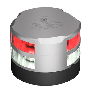 Lopolight 2nm 360&deg; Red + 2nm 360&deg; White - Silver Anodized