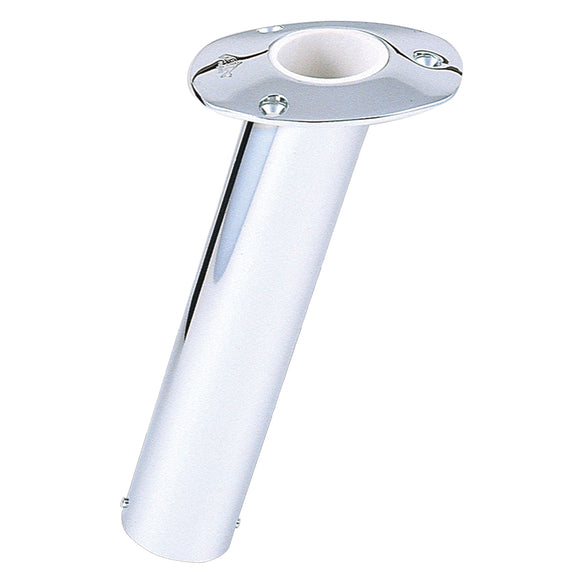 Lee's 15° Stainless Steel Flush Mount Rod Holder - 2.25