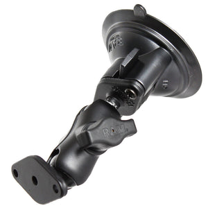 RAM Mount Twist Lock Suction Cup Mount w/Short Arm Diamond Adapter