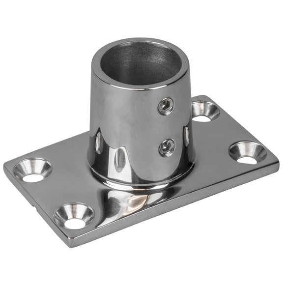 Sea-Dog Rail Base Fitting Rectangular Base 90° - 316 Stainless Steel - 1-11/16