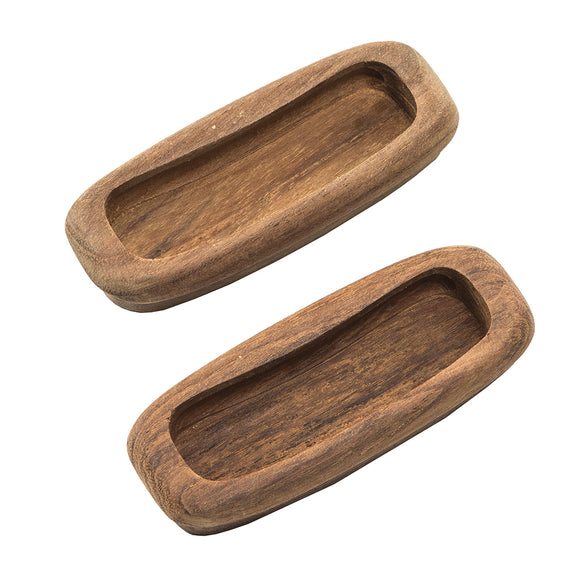 Whitecap Teak Rectangular Drawer Pull - 3-1/4