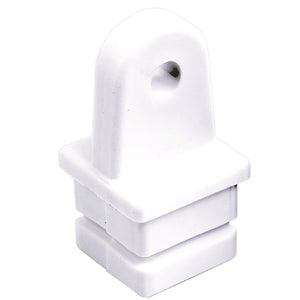 Sea-Dog Nylon Square Tube Top Insert - White - 1"