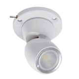 Lumitec GAI2 White Dimming, Blue/Red Non-Dimming - Heavy-Duty Base w/Built-In Switch - White Housing