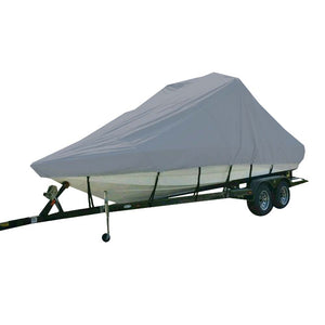 Carver Sun-DURA&reg; Specialty Boat Cover f/21.5&#39; Inboard Tournament Ski Boats w/Tower &amp; Swim Platform - Grey