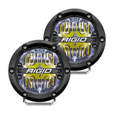 RIGID Industries 360-Series 4" LED Off-Road Fog Light Drive Beam w/White Backlight - Black Housing