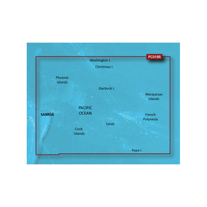 Garmin BlueChart&reg; g3 HD - HXPC019R - Polynesia - microSD&trade;/SD&trade;