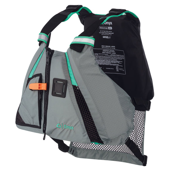 Onyx MoveVent Dynamic Paddle Sports Life Vest - XS/SM - Aqua